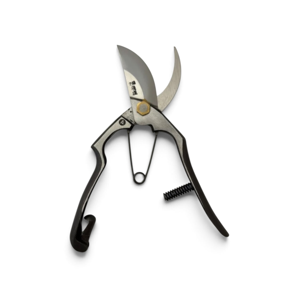 Tobisho Professional Pruning Secateurs Total Length: & Blade 205mm/64mm Premium Japanese High-Carbon Steel [Machine-Forged & Hand-Finished-Laminated Steel / Hollow Ground Back / Twisted Steel / Screw Joint / Shock-Absorbing Cushion Spring