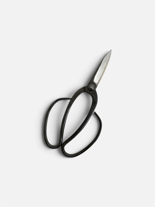 SAKURA Traditional Japanese Gardener Scissors (Tsushima-style Slim) Total Length & Blade (225mm/82mm) Yasuki White Paper Steel [Rivet Joint]