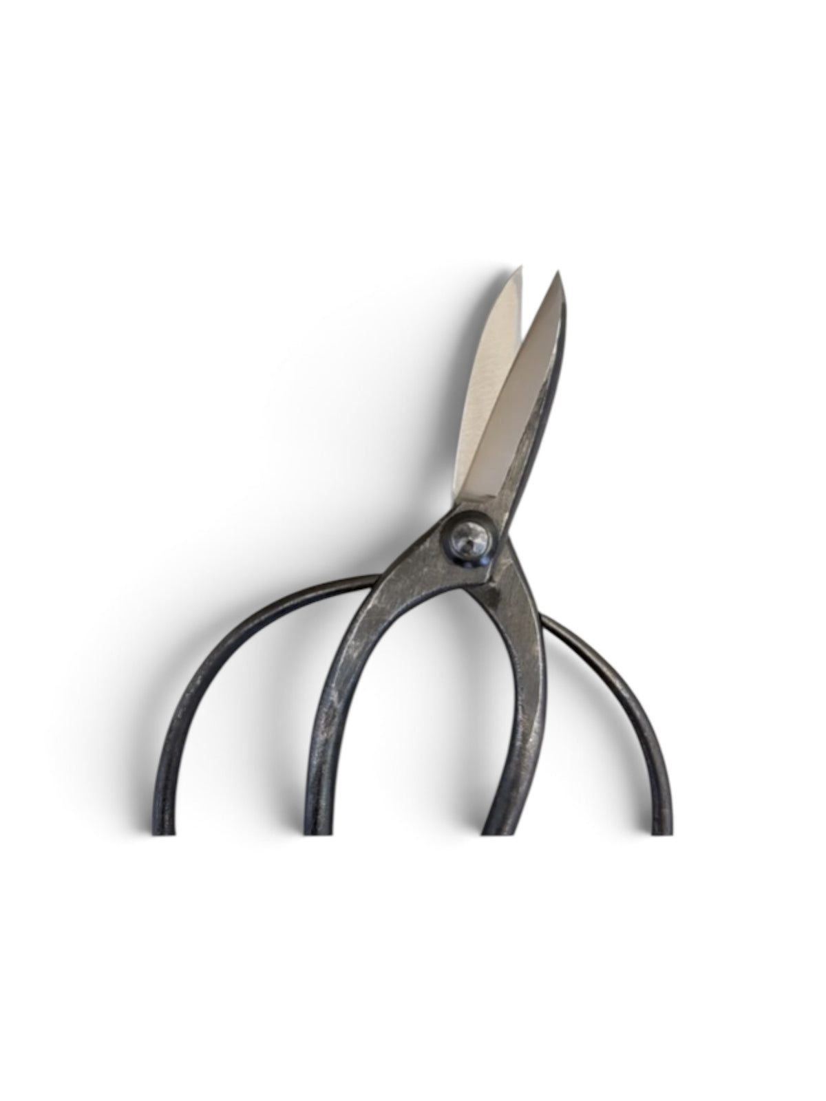 Hasamiya Ichibann Japanese Gardener Scissors (Sasuke-Style) [Left-Handed] Total Length & Blade (210mm/75mm) Yasuki Yellow Paper Steel [Urasuki / Rivet Joint]