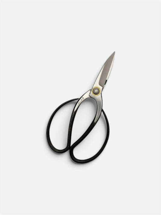 Hasamiya Ichiban Traditional Japanese Gardener Scissors (Gardener-style) Total Length & Blade (210mm/80mm) Yasuki White Paper Steel [Urasuki / Screw Joint]