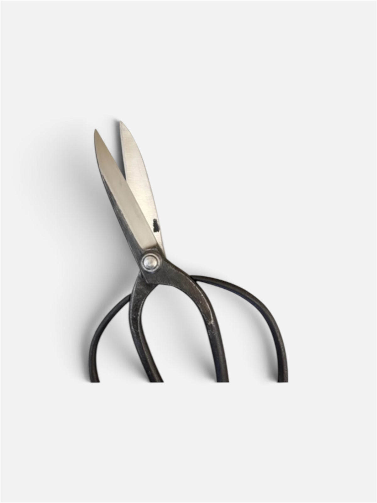 Hasamiya Ichiban Traditional Japanese Gardener Scissors (Sasuke Modified Style ) Total Length & Blade (230mm/95mm) Yasuki White Paper Steel [Urasuki / Rivet Joint]