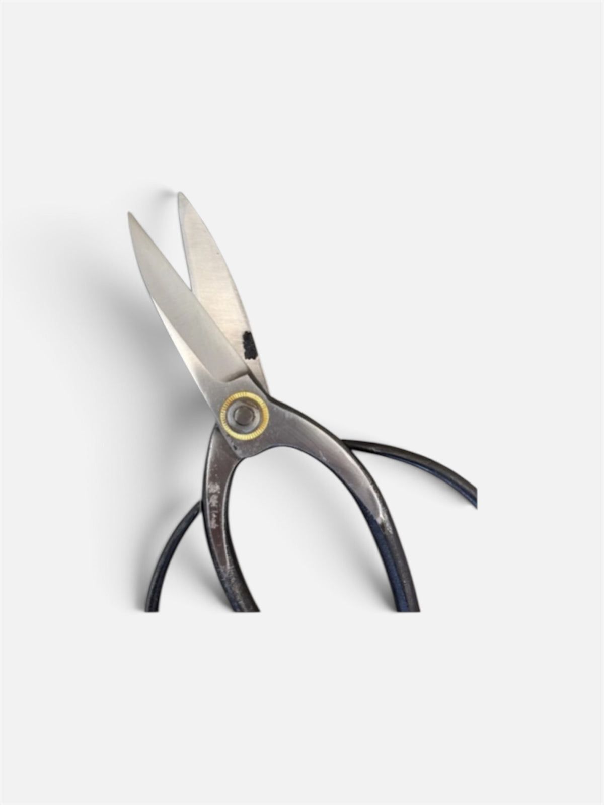 Hasamiya Ichiban Traditional Japanese Gardener Scissors (Gardener-style) Total Length & Blade (210mm/80mm) Yasuki White Paper Steel [Urasuki / Screw Joint]