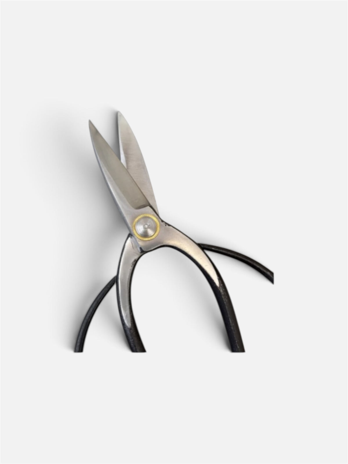 Hasamiya Ichiban Traditional Japanese Gardener Scissors (Gardener-style) Total Length & Blade (210mm/80mm) Yasuki White Paper Steel [Urasuki / Screw Joint]