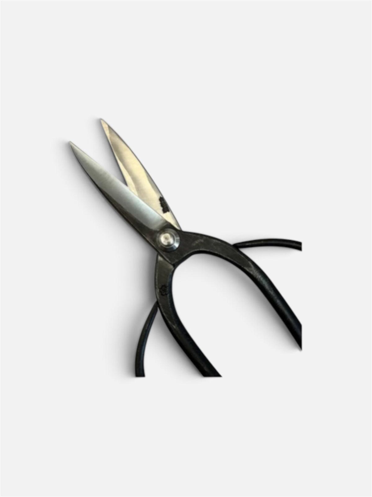 SAKURA Traditional Japanese Gardener Scissors - Slim Type Blade Total Length & Blade (215mm/72mm) Yasuki White Paper Steel [Traditional Hand Forged form Scratch / Hollow Ground Back / Twisted Blade / Rivet joint]