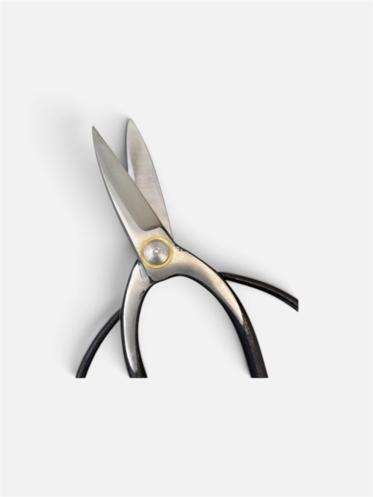 Hasamiya Ichiban Traditional Japanese Gardener Scissors (Gardener-style) Total Length & Blade (210mm/80mm) Yasuki White Paper Steel [Urasuki / Screw Joint]