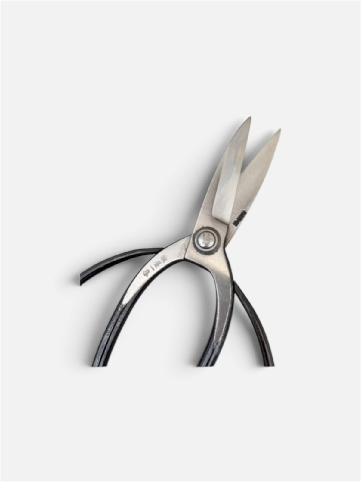 Hasamiya Ichiban Traditional Japanese Gardener Scissors (Japanese Gardener-Style) Total Length & Blade (208mm/80mm) Yasuki Yellow Paper Steel [Urasuki / Rivet Joint] in