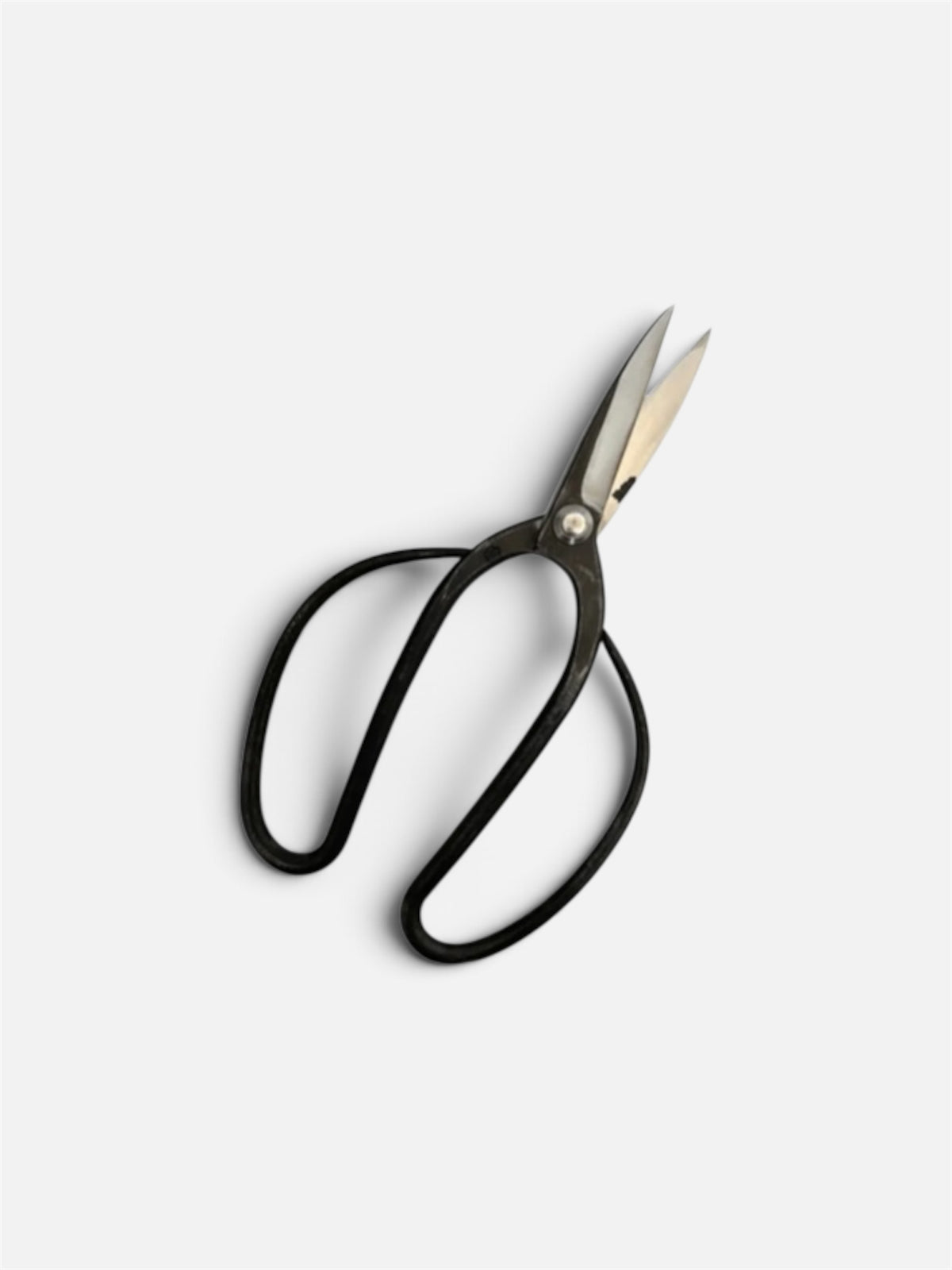 SAKURA Traditional Japanese Gardener Scissors - Slim Type Blade Total Length & Blade (215mm/72mm) Yasuki White Paper Steel [Traditional Hand Forged form Scratch / Hollow Ground Back / Twisted Blade / Rivet joint]