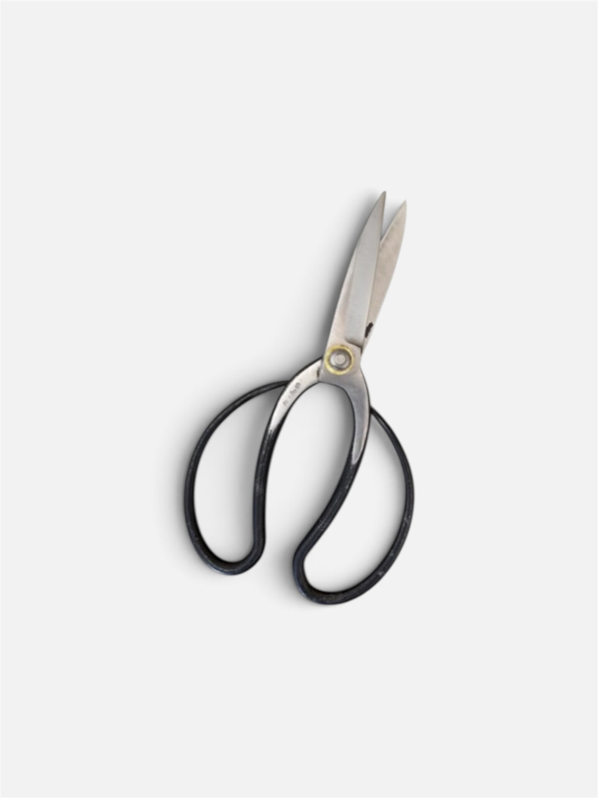 Hasamiya Ichiban Traditional Japanese Gardener Scissors (Japanese Gardener-Style) Total Length & Blade (220mm/93mm) Yasuki White Paper Steel [Urasuki / Screw Joint]