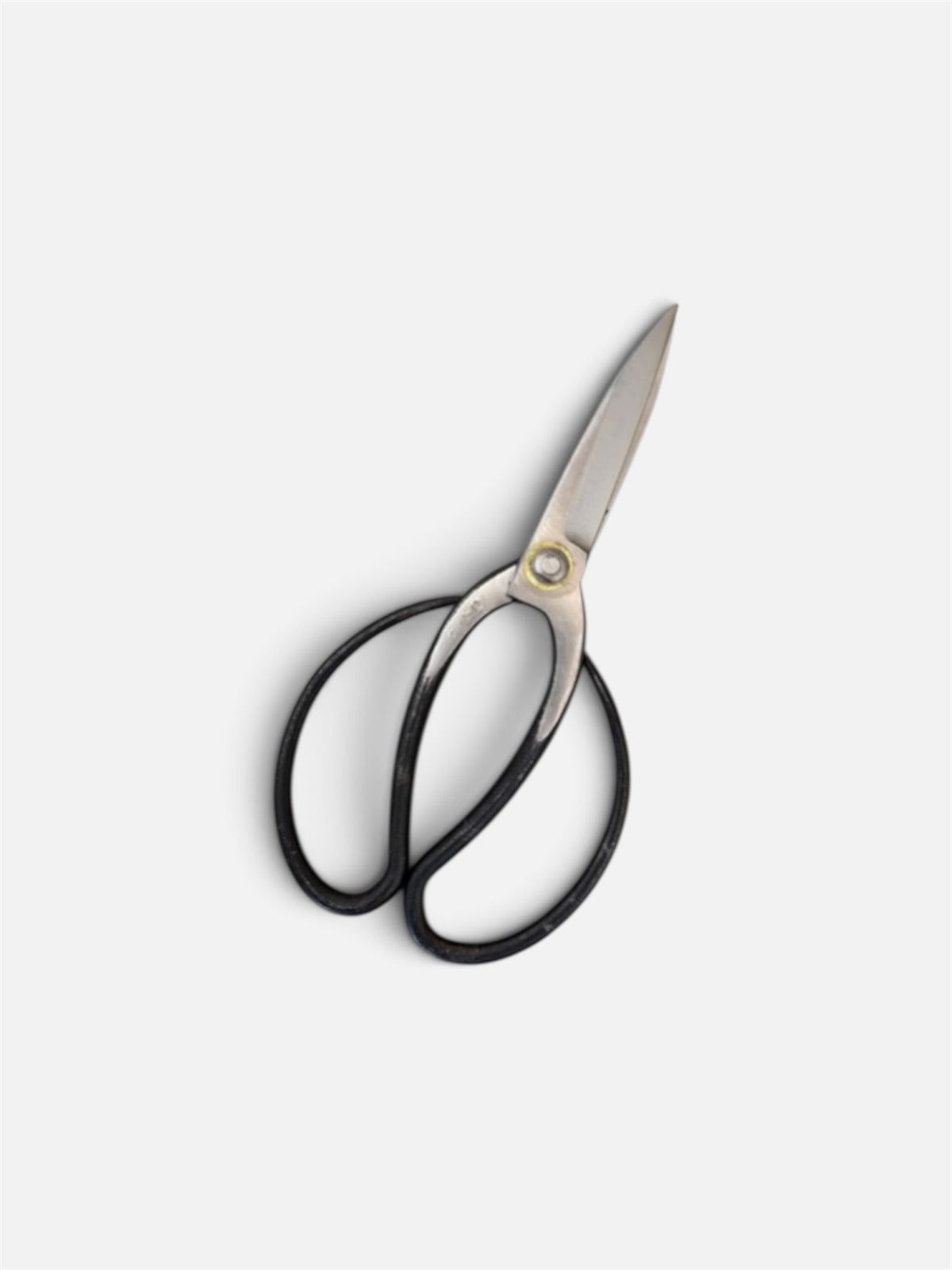 Hasamiya Ichiban Traditional Japanese Gardener Scissors (Japanese Gardener-Style) Total Length & Blade (220mm/93mm) Yasuki White Paper Steel [Urasuki / Screw Joint]