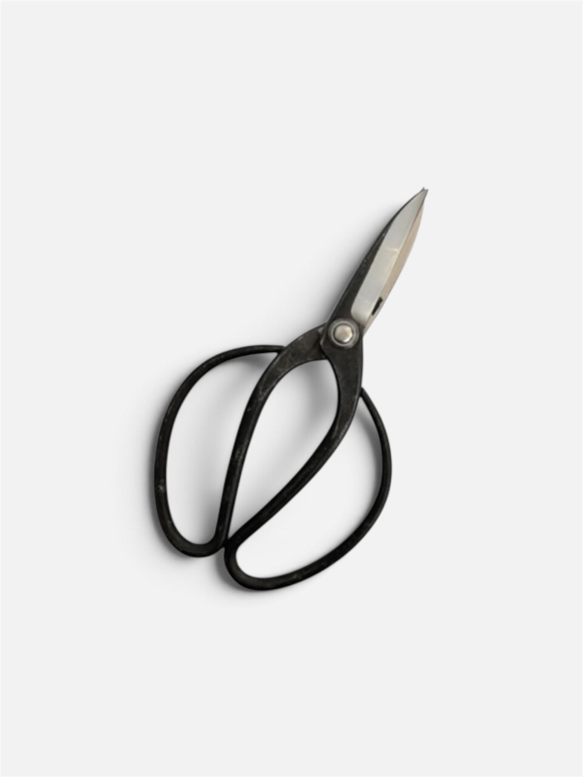 Hasamiya Ichiban Traditional Japanese Gardener Scissors (Sasuke Modified Style) Total Length & Blade (210mm/72mm) Yasuki White Paper Steel [Urasuki / Rivet Joint]