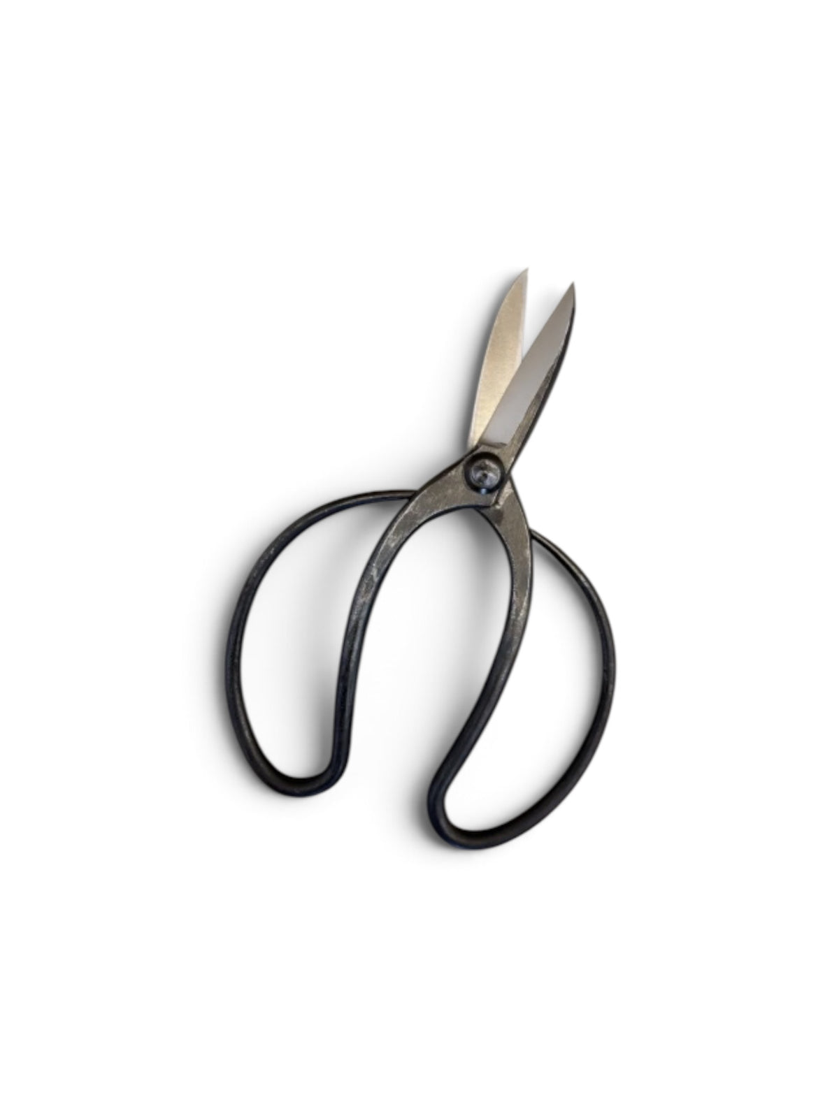 Hasamiya Ichibann Japanese Gardener Scissors (Sasuke-Style) [Left-Handed] Total Length & Blade (210mm/75mm) Yasuki Yellow Paper Steel [Urasuki / Rivet Joint]