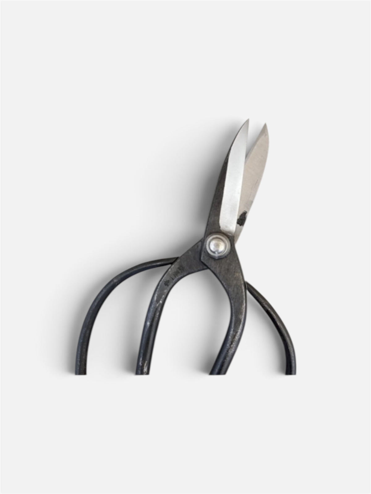 Hasamiya Ichiban Traditional Japanese Gardener Scissors (Sasuke Modified Style) Total Length & Blade (210mm/72mm) Yasuki White Paper Steel [Urasuki / Rivet Joint]
