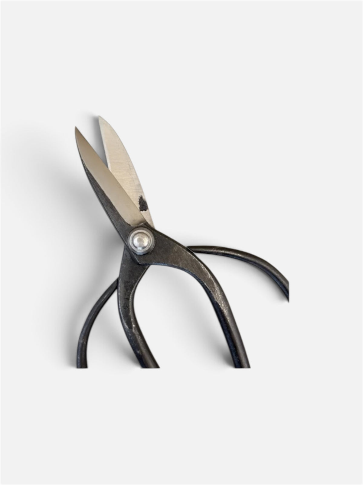 Hasamiya Ichiban Traditional Japanese Gardener Scissors (Sasuke Modified Style) Total Length & Blade (210mm/72mm) Yasuki White Paper Steel [Urasuki / Rivet Joint]
