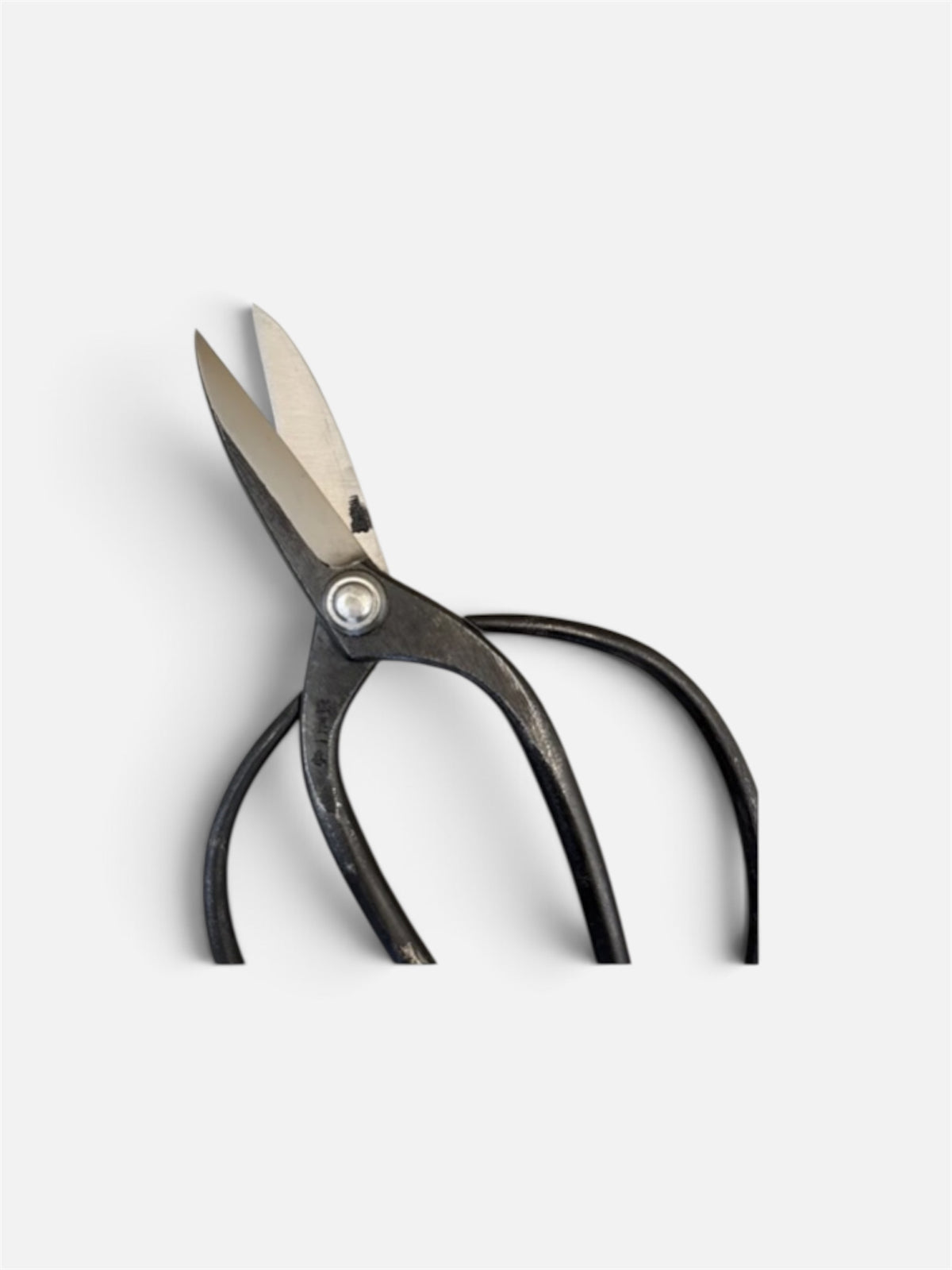 Hasamiya Ichiban Traditional Japanese Gardener Scissors (Sasuke Modified Style) Total Length & Blade (210mm/72mm) Yasuki White Paper Steel [Urasuki / Rivet Joint]