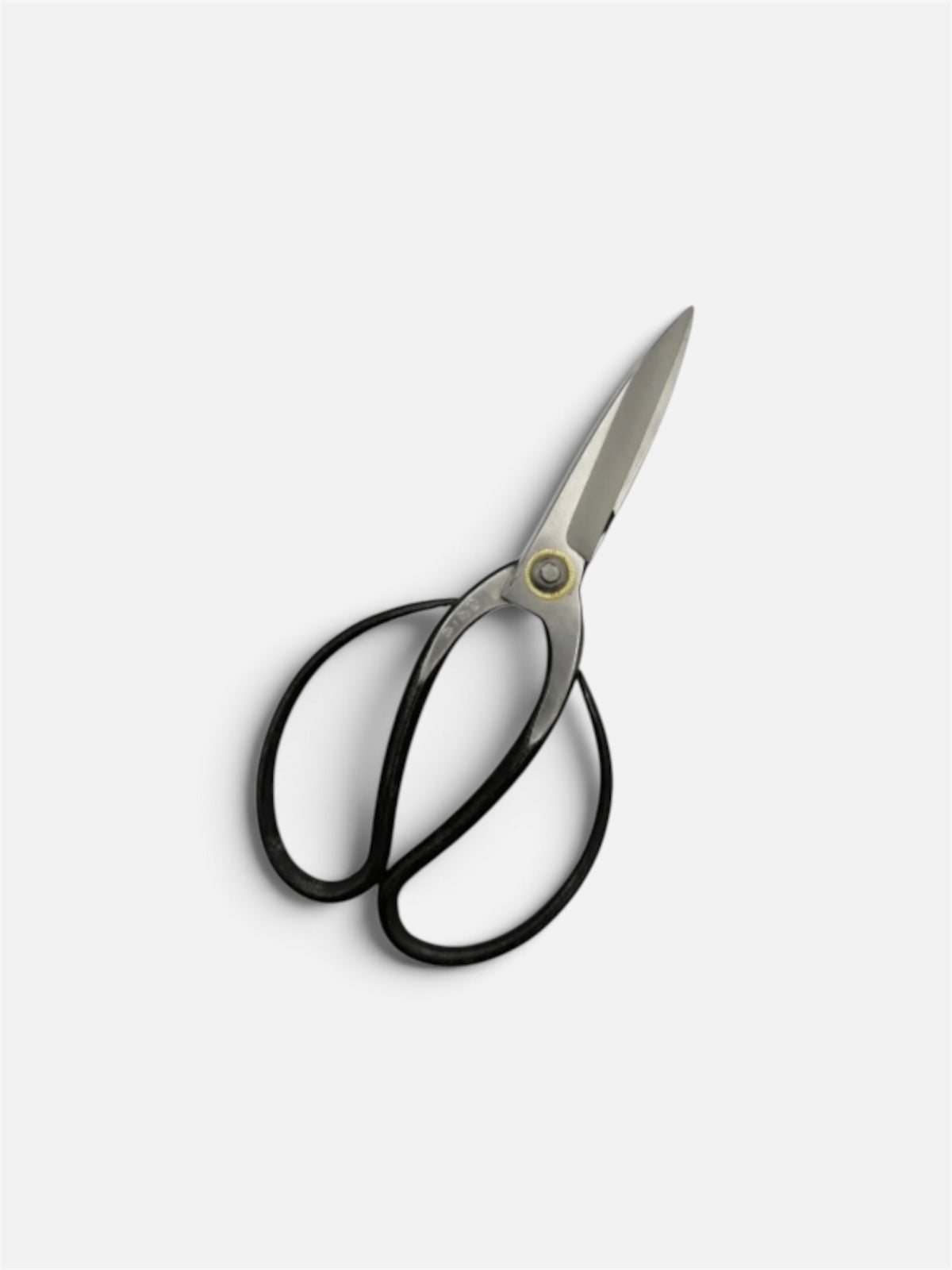 Hasamiya Ichiban Traditional Japanese Gardener Scissors (Japanese Gardener-Style) Total Length & Blade (220mm/93mm) Yasuki White Paper Steel [Urasuki / Screw Joint]