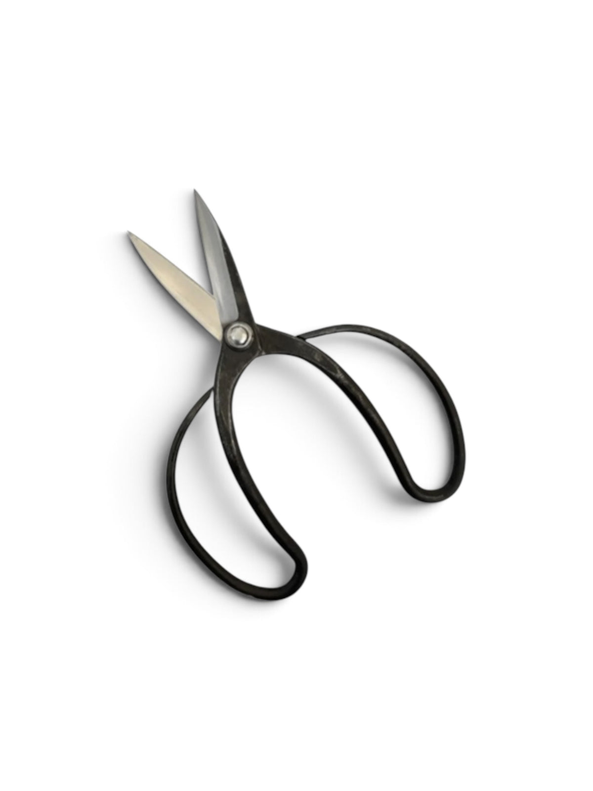 Hasamiya Ichibann Japanese Gardener Scissors (Sasuke-Style) [Left-Handed] Total Length & Blade (210mm/75mm) Yasuki Yellow Paper Steel [Urasuki / Rivet Joint]