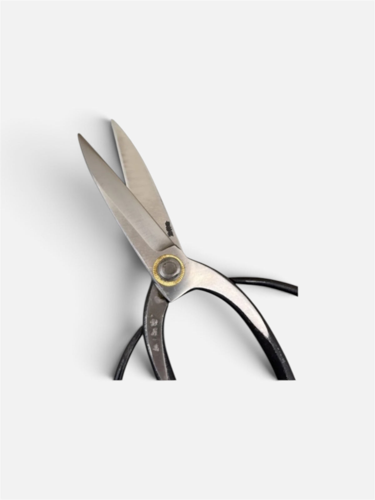Hasamiya Ichiban Traditional Japanese Gardener Scissors (Japanese Gardener-Style) Total Length & Blade (220mm/93mm) Yasuki White Paper Steel [Urasuki / Screw Joint]