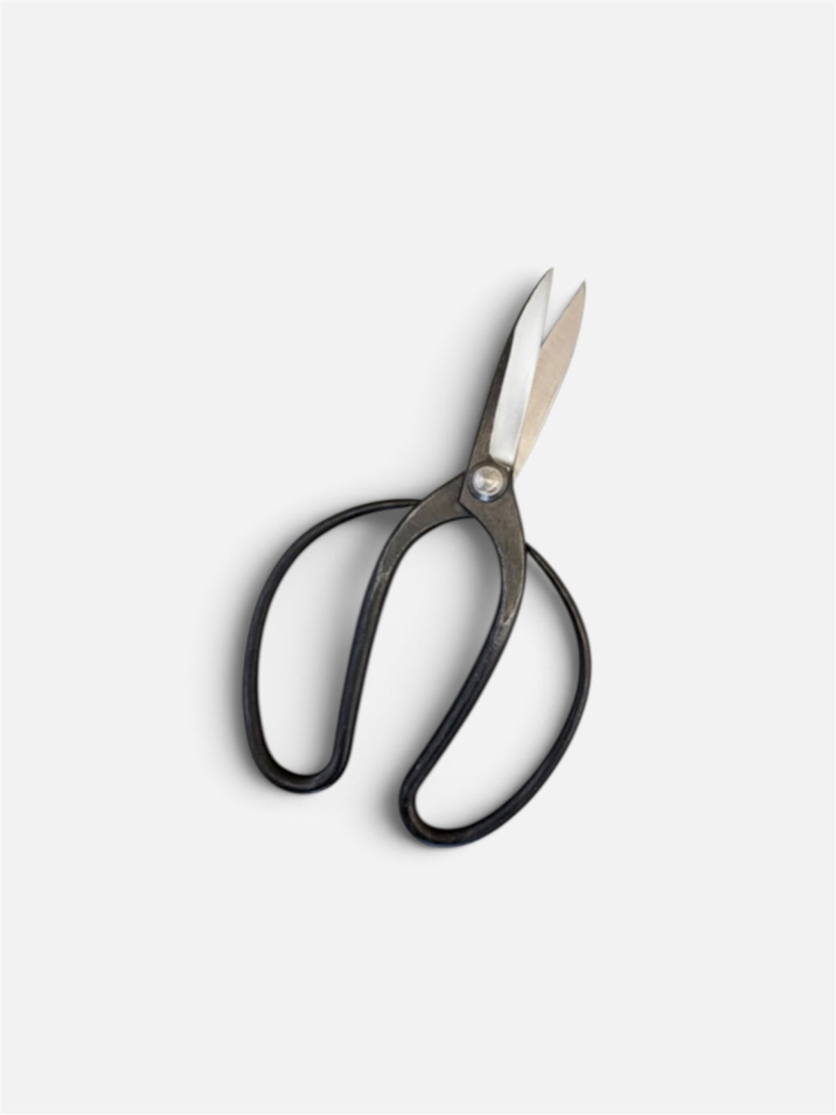Hasamiya Ichiban Traditional Japanese Gardener Scissors (Sasuke Modified Style) Total Length & Blade (215mm/83mm) Yasuki White Paper Steel [Urasuki / Rivet Joint]