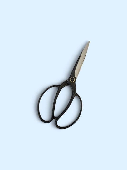 Hasami Masamune Japanese Gardener Scissors (NO.204) Total Length & Blade (245mm/115mm) Aogami Blue Paper Steel [Machine-Forged & Hand-Finished / Screw Joint / Hollow Ground]