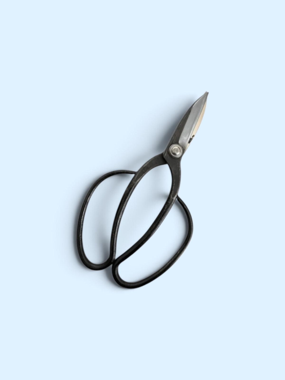 Hanafubuki Kyoto Style Traditional Japanese Gardener Scissors Type 1 Slim (72mm) Aogami Blue Paper Steel [Traditional Hand-Forged from Scratch / Rivet Joint / Hollow Ground]