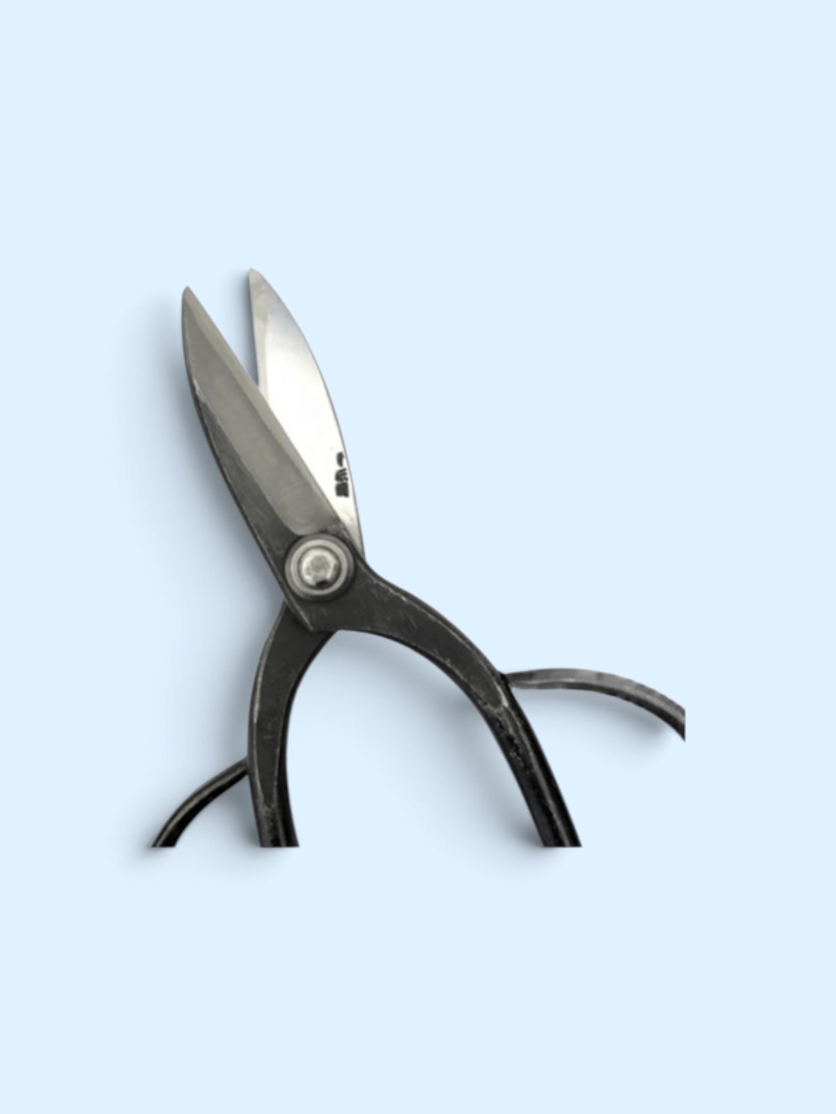 Hanafubuki Kyoto Style Traditional Japanese Gardener Scissors Type 1 Slim (72mm) Aogami Blue Paper Steel [Traditional Hand-Forged from Scratch / Rivet Joint / Hollow Ground]