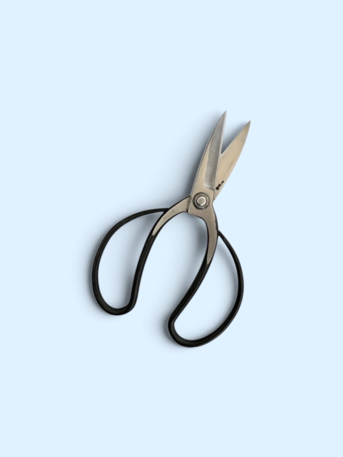 Hanafubuki Type A Traditional Japanese Gardener Scissors Total Length & Blade (210mm/80mm) Aogami Blue Paper Steel [Traditional Hand-Forged from Scratch / Rivet Joint / Hollow Ground]
