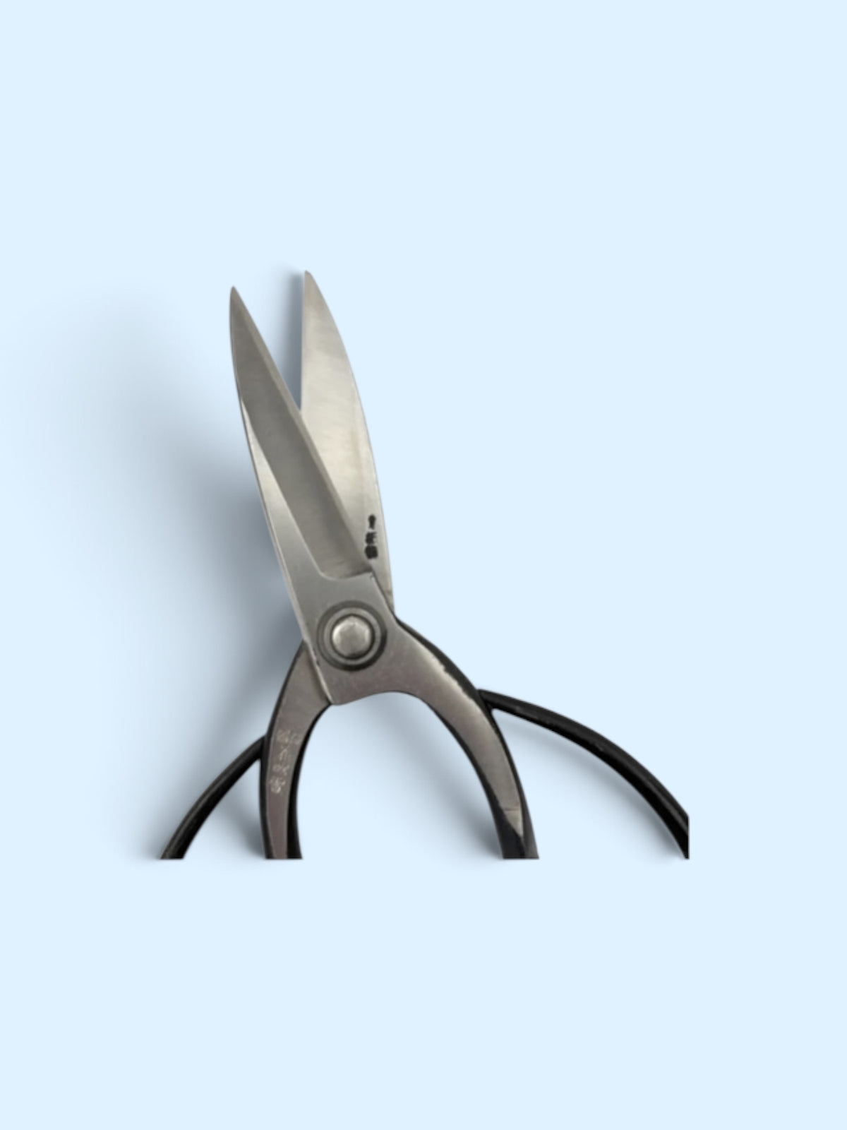 Hanafubuki Type A Traditional Japanese Gardener Scissors Total Length & Blade (210mm/80mm) Aogami Blue Paper Steel [Traditional Hand-Forged from Scratch / Rivet Joint / Hollow Ground]