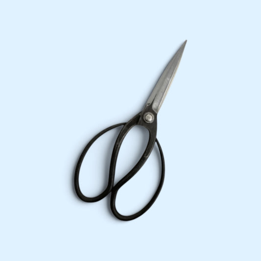 Hanafubuki Ibukigari Pine Pruning Traditional Japanese Gardener Scissors Total Length & Blade (225mm/95mm) Aogami Blue Paper Steel [Traditional Hand-Forged from Scratch / Rivet Joint / Hollow Ground]
