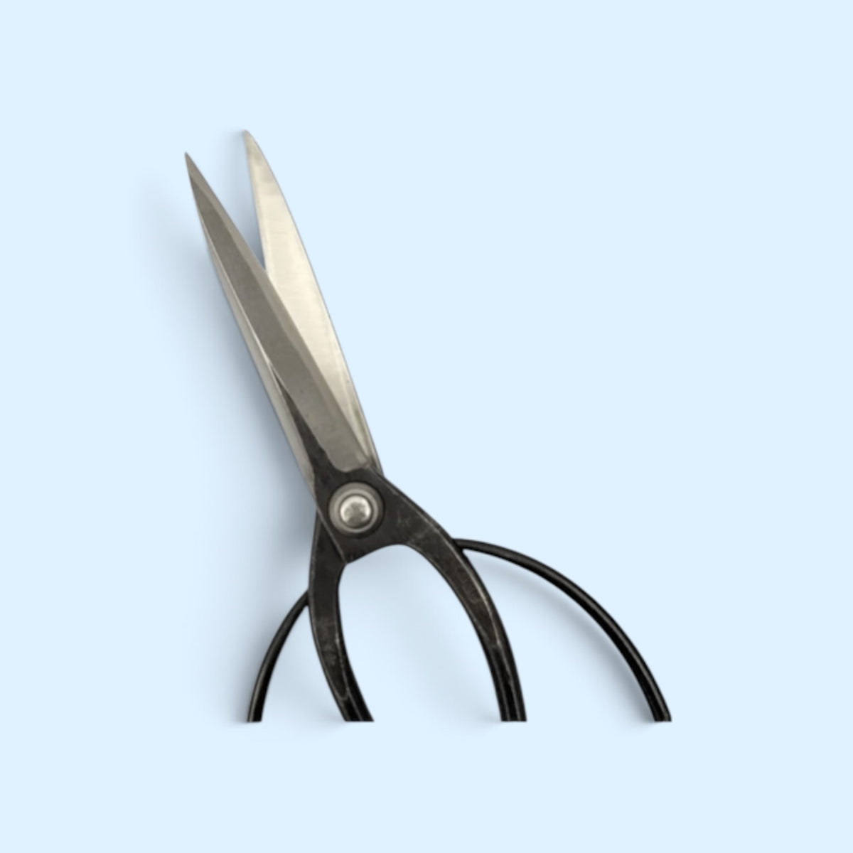 Hanafubuki Ibukigari Pine Pruning Traditional Japanese Gardener Scissors Total Length & Blade (235mm/110mm) Aogami Blue Paper Steel [Traditional Hand-Forged from Scratch / Rivet Joint / Hollow Ground]