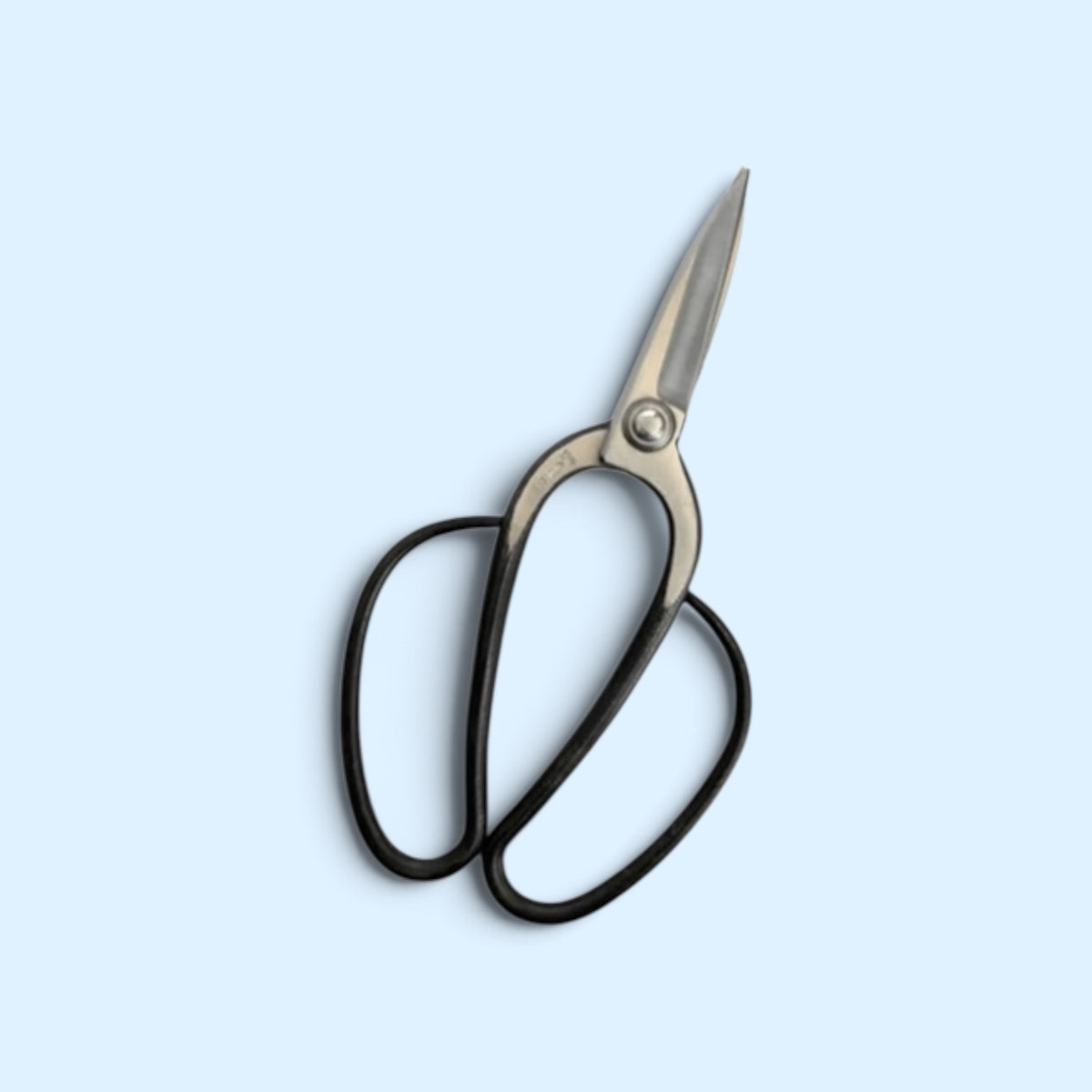Hanafubuki Tsushima Style Traditional Japanese Gardener Scissors Total Length & Blade (225mm/78mm) Aogami Blue Paper Steel [Traditional Hand-Forged from Scratch / Rivet Joint / Hollow Ground]