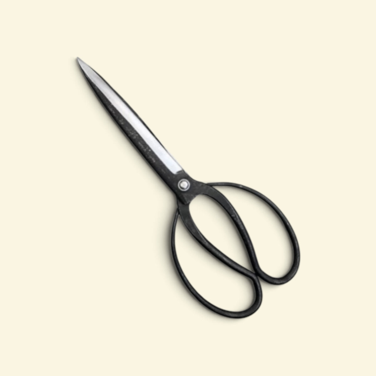 Hanafubuki Gardener-Type Traditional Japanese Gardener Scissors (Left-Handed Total Length & Blade (210mm/80mm) Shirogami White Paper Steel [Traditional Hand-Forged from Scratch / Rivet Joint / Hollow Ground]