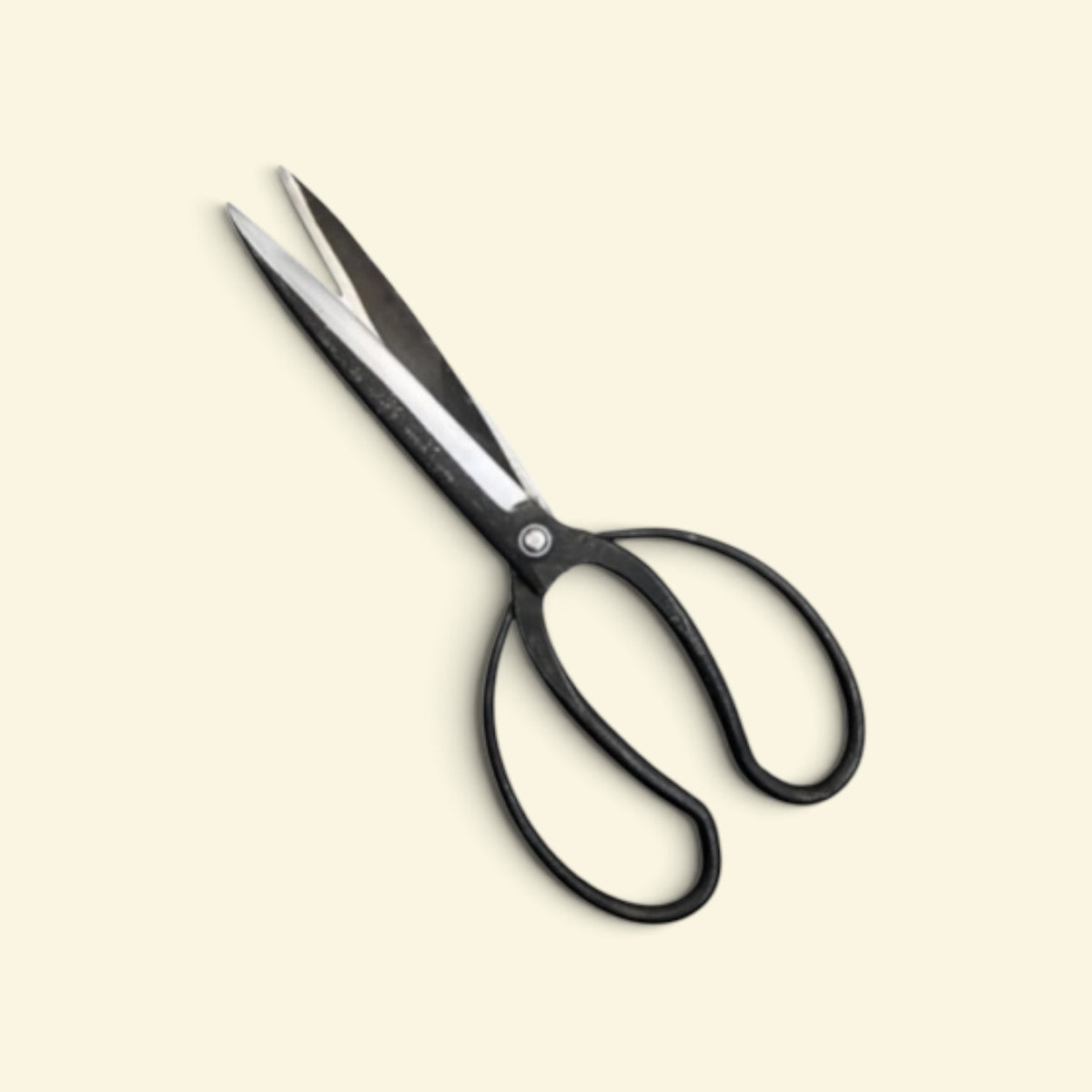 Hanafubuki Gardener-Type Traditional Japanese Gardener Scissors (Left-Handed Total Length & Blade (210mm/80mm) Shirogami White Paper Steel [Traditional Hand-Forged from Scratch / Rivet Joint / Hollow Ground]
