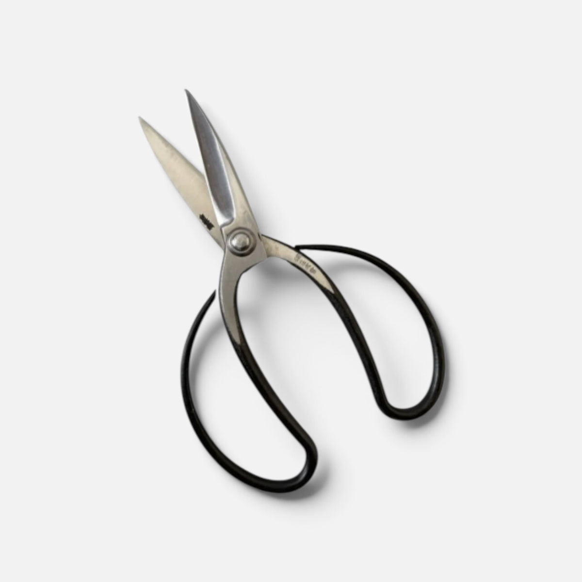 Hanafubuki Left-Handed Professional Japanese Gardener Scissors Total Length & Blade (210mm/80mm) Yasuki White Paper Steel [Urasuki / Rivet Joint]