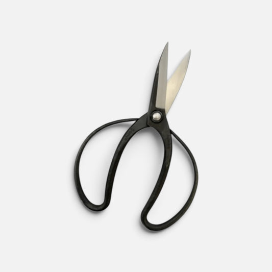 Hidehisa Traditional Japanese Gardener Scissors T-3 Total Length & Blade (210mm/78mm) Shirogami White Paper Steel [Traditional Hand-Forged from Scratch / Rivet Joint]