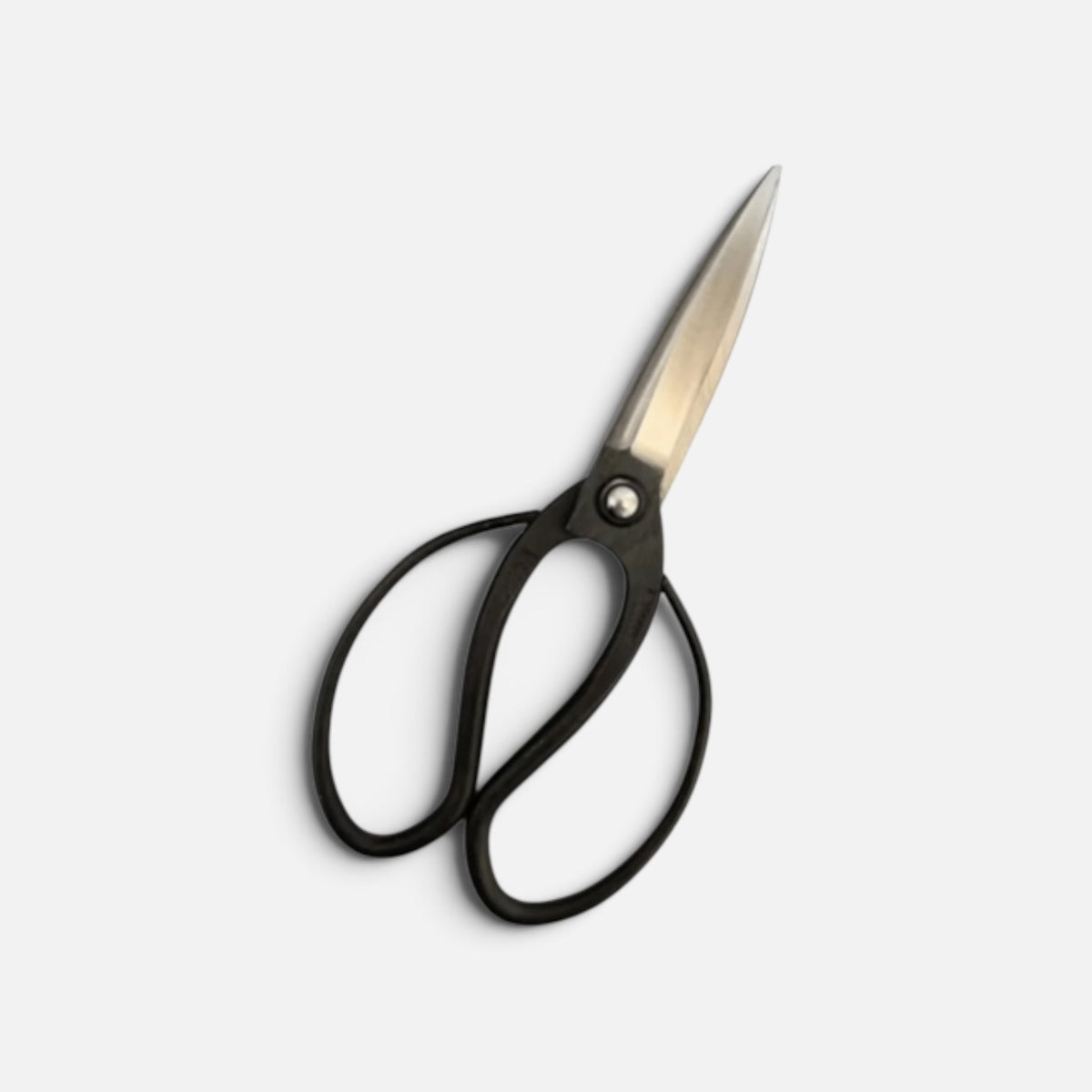 Hidehisa Okubo Style Traditional Japanese Gardener Scissors T-5 Total Length & Blade (220mm/97mm) Shirogami White Paper Steel [Traditional Hand-Forged from Scratch / Rivet Joint]