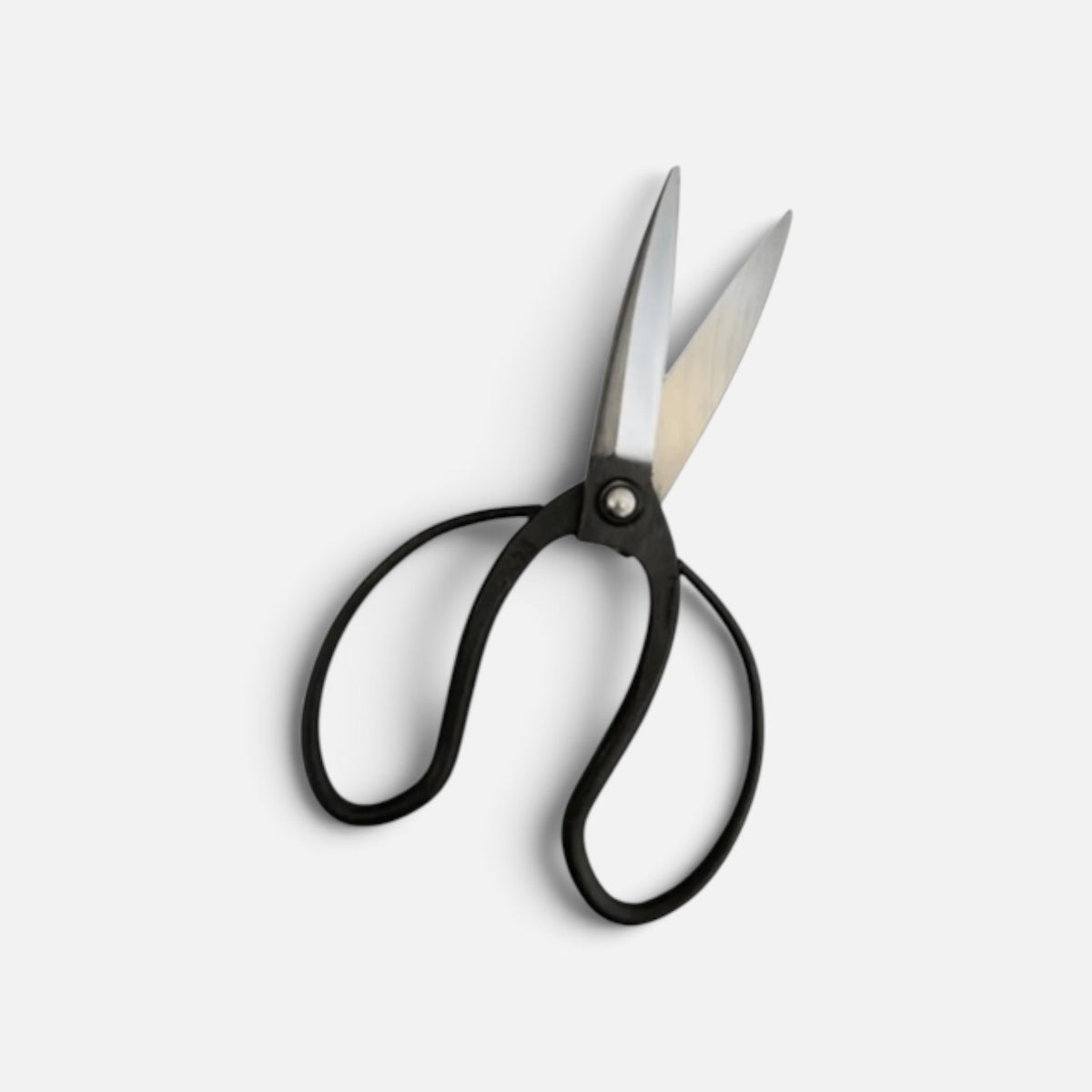 Hidehisa Okubo Style Traditional Japanese Gardener Scissors T-5 Total Length & Blade (220mm/97mm) Shirogami White Paper Steel [Traditional Hand-Forged from Scratch / Rivet Joint]