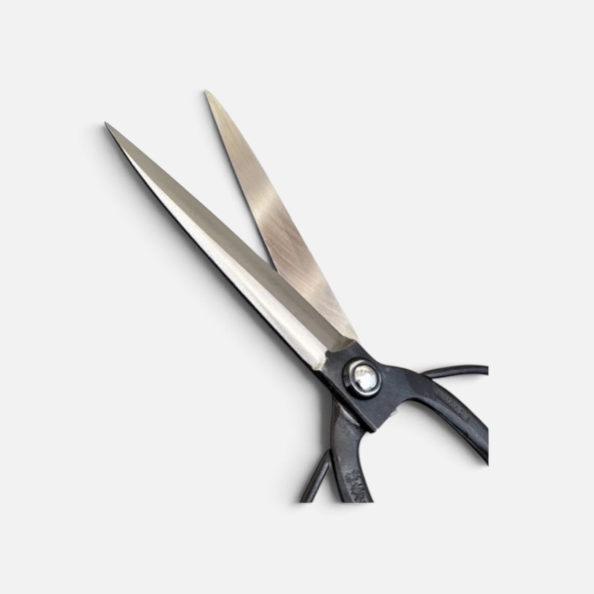 Hidehisa Okubo Style Long Blade Traditional Japanese Gardener Scissors T-7 Total Length & Blade (275mm/134mm) Shirogami White Paper Steel [Traditional Hand-Forged from Scratch / Rivet Joint]
