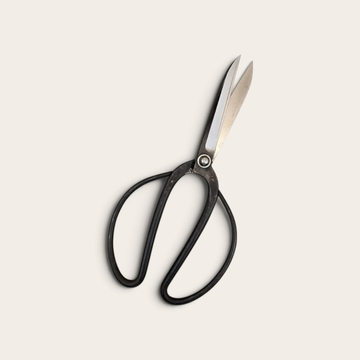 Minamoto no Akitada Sakai Hand-Forged HSS High-Speed Steel Gardener Scissors Total Length & Blade (235mm/95mm) [Traditional Hand-Forged from Scratch / Rivet Joint / Hollow Ground]