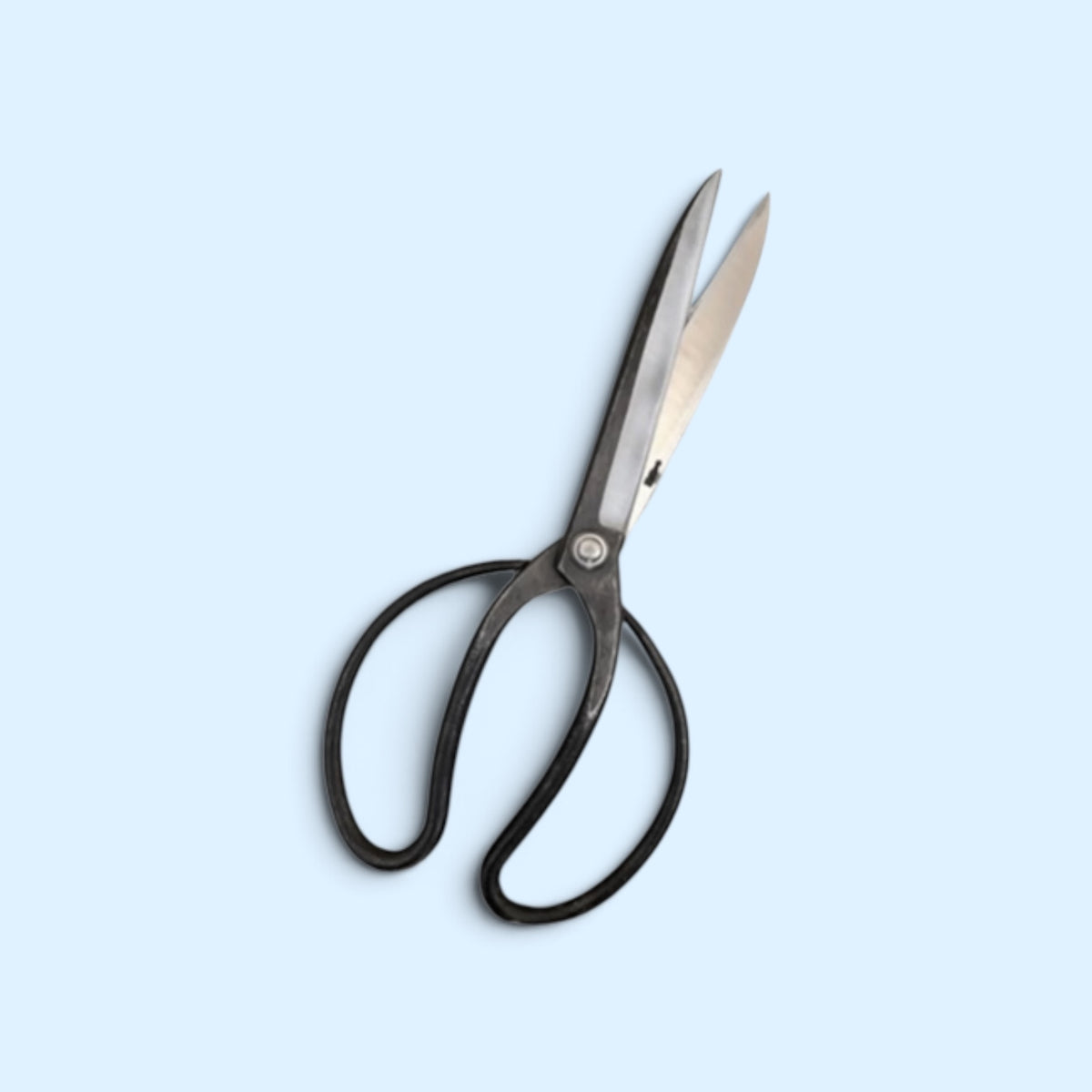 Minamoto Akitada Traditional Japanese Gardener Scissors Total Length & Blade (270mm/138mm) Aogami Blue Paper Steel [Traditional Hand-Forged from Scratch / Urasuki Hollow Ground / Rivet Joint]