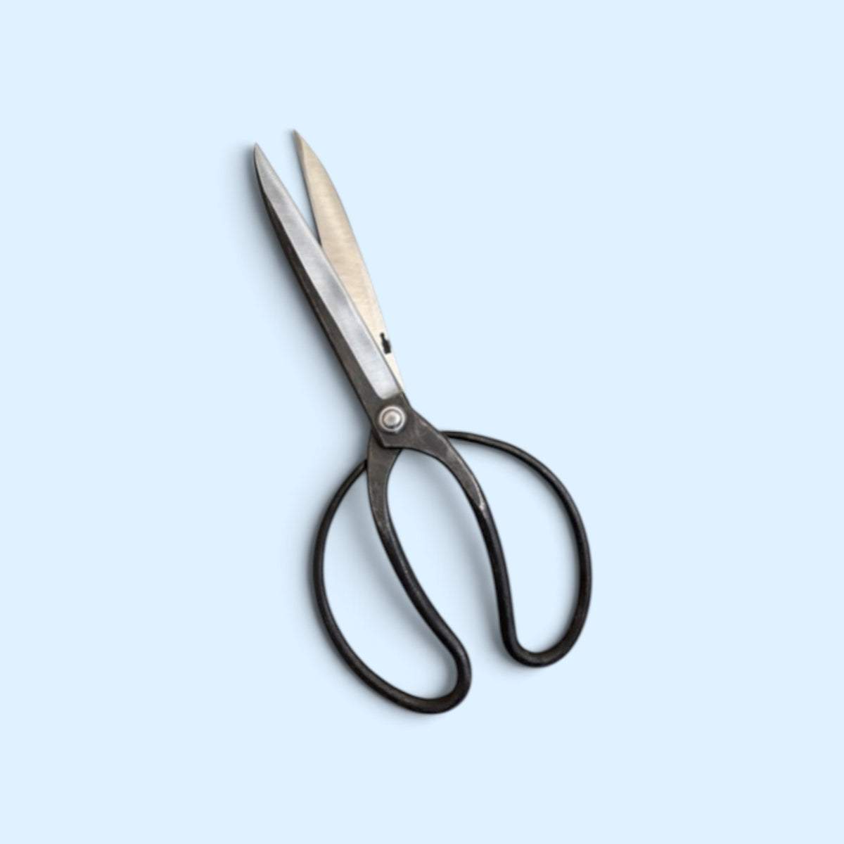Minamoto Akitada Traditional Japanese Gardener Scissors Total Length & Blade (270mm/138mm) Aogami Blue Paper Steel [Traditional Hand-Forged from Scratch / Urasuki Hollow Ground / Rivet Joint]