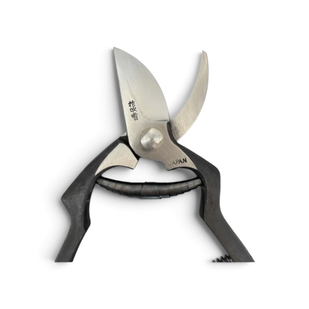 Hanafubuki Professional Pruning Secateurs NS-Type 195mm Total Length & Blade: 195mm / 58mm High Carbon Steel Blade [Traditional Hand Forged from Scratch/ A-Type Heavy-Duty Blade Profile / Hollow Ground Back / Twisted Blade / Screw Joint]