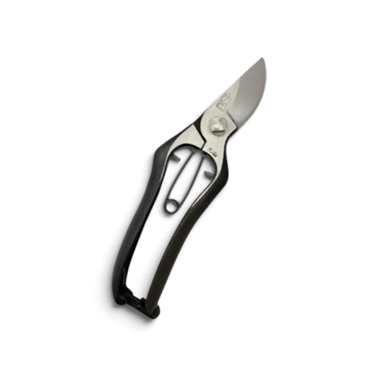 Yamahiro Professional Pruning Secateurs S-Type Ergonomic Model Total Length & Blade: 200mm / 59mm High Carbon Steel [Traditional Hand Forging from Scratch / Hollow Ground Back / Twisted Blade / Screw Joint]