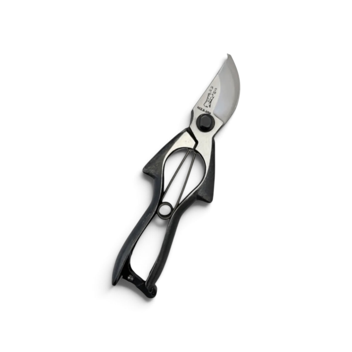 Onoyoshi Professional Pruning Secateurs BZ-Type Benkei Guard Model Total Length & Blade: 205mm / 60mm High-Grade Cutlery Steel [Traditional Hand Forged from Scratch / Hollow Ground Back / Twisted Blade/ Screw joint ]