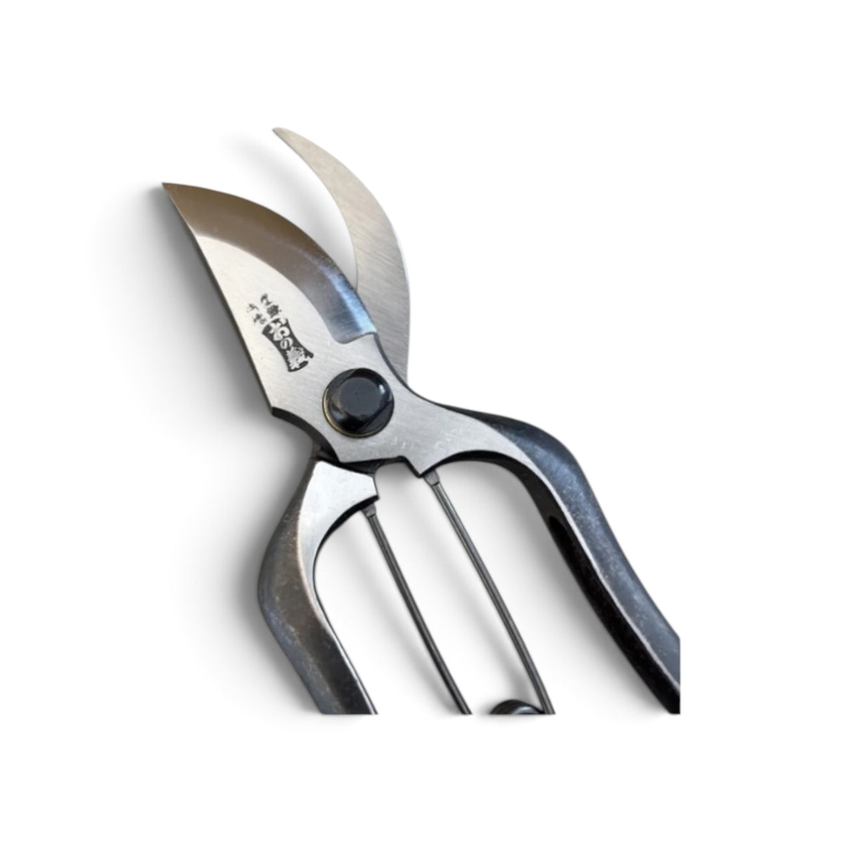 Onoyoshi Professional Pruning Secateurs B-Type 200mm Total Length & Blade: 200mm / 67mm High-Grade Cutlery Steel [Traditional Hand Forged from Scratch / Hollow Ground Back / Twisted Blade / Screw Joint /Direct Power Geometry]