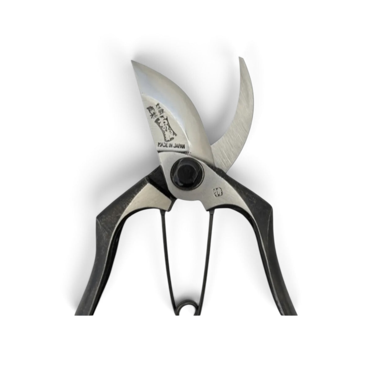 Onoyoshi Professional Pruning Secateurs A-Type Total Length & Blade: 180mm / 57mm High-Grade Cutlery Steel [Traditional  Hand Forged from Scratch / Hollow Ground Back / Twisted Blade / Screw Joint / Thin A-Type Low-Resistance Blade]