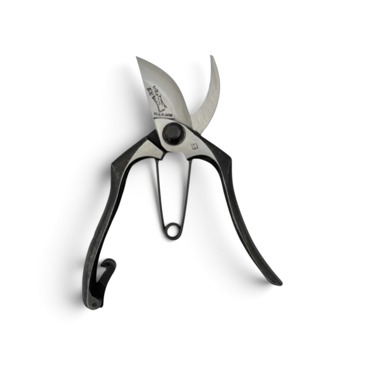 Onoyoshi Professional Pruning Secateurs A-Type Total Length & Blade: 180mm / 57mm High-Grade Cutlery Steel [Traditional  Hand Forged from Scratch / Hollow Ground Back / Twisted Blade / Screw Joint / Thin A-Type Low-Resistance Blade]