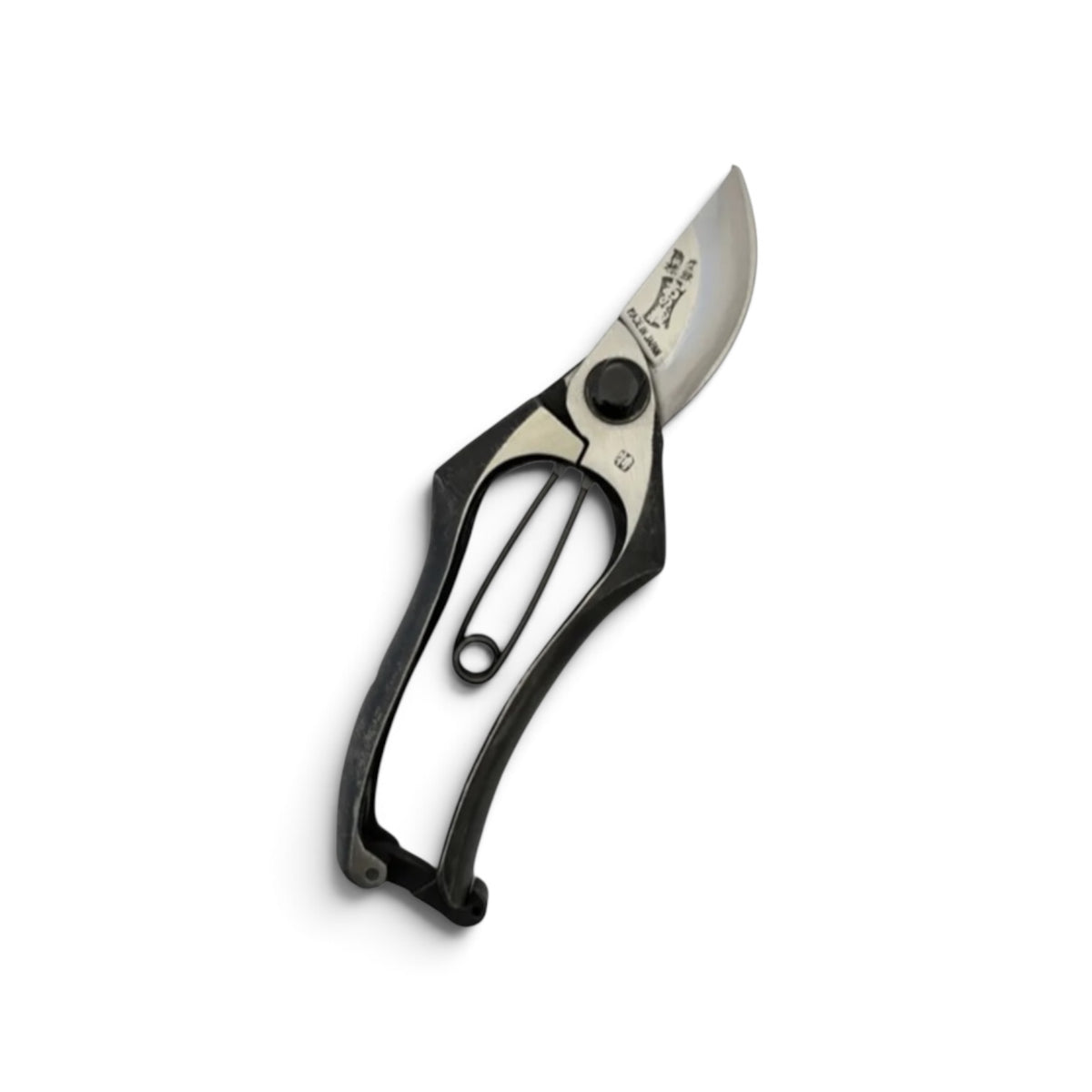 Onoyoshi Professional Pruning Secateurs A-Type Total Length & Blade: 180mm / 57mm High-Grade Cutlery Steel [Traditional  Hand Forged from Scratch / Hollow Ground Back / Twisted Blade / Screw Joint / Thin A-Type Low-Resistance Blade]