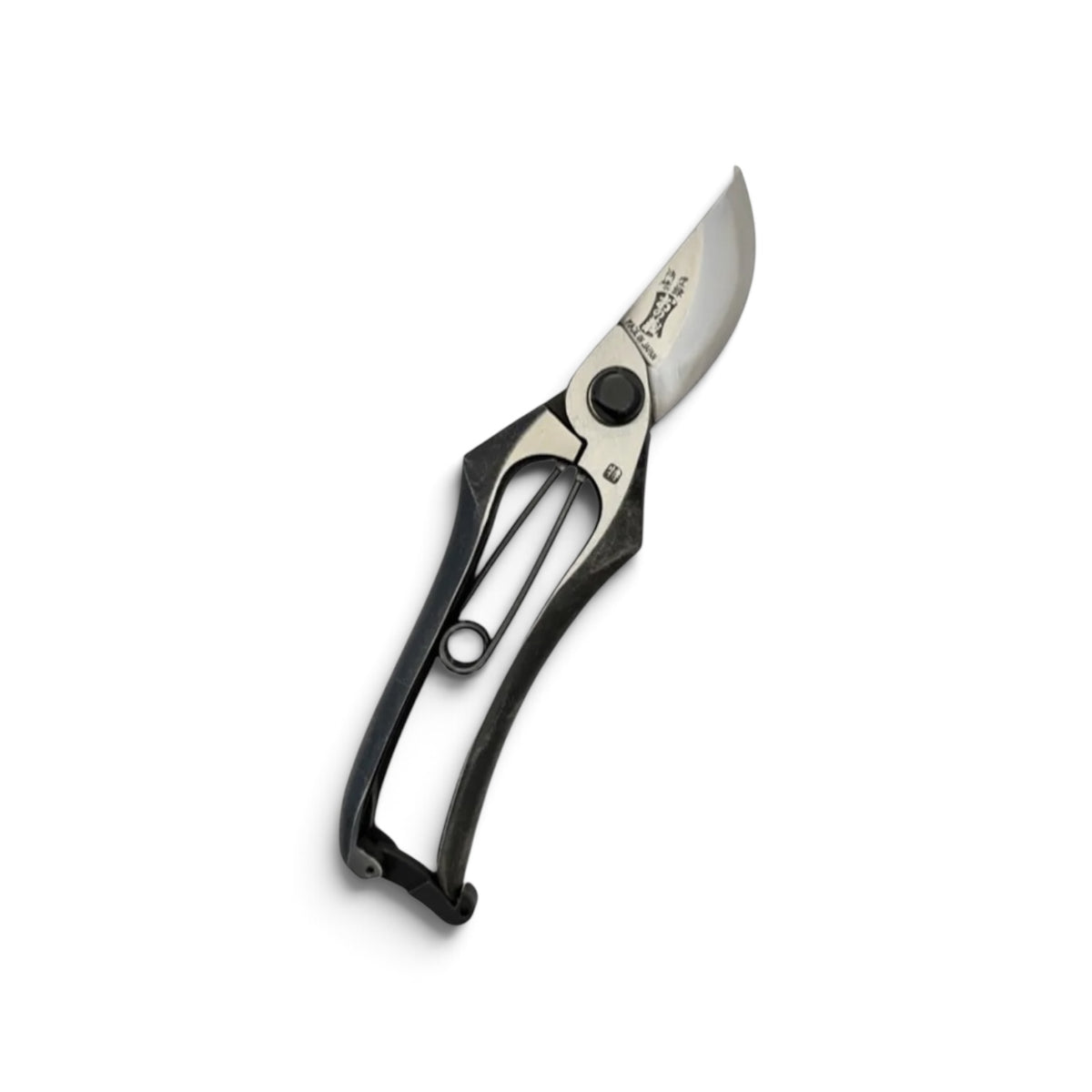 Onoyoshi Professional Pruning Secateurs A-Type 200mm Total Length & Blade: 200mm / 65mm High-Grade Cutlery Steel [Traditional Hand Forged from Scratch / Hollow Ground Back / Twisted Blade / Screw Joint / Low-Resistance Blade]