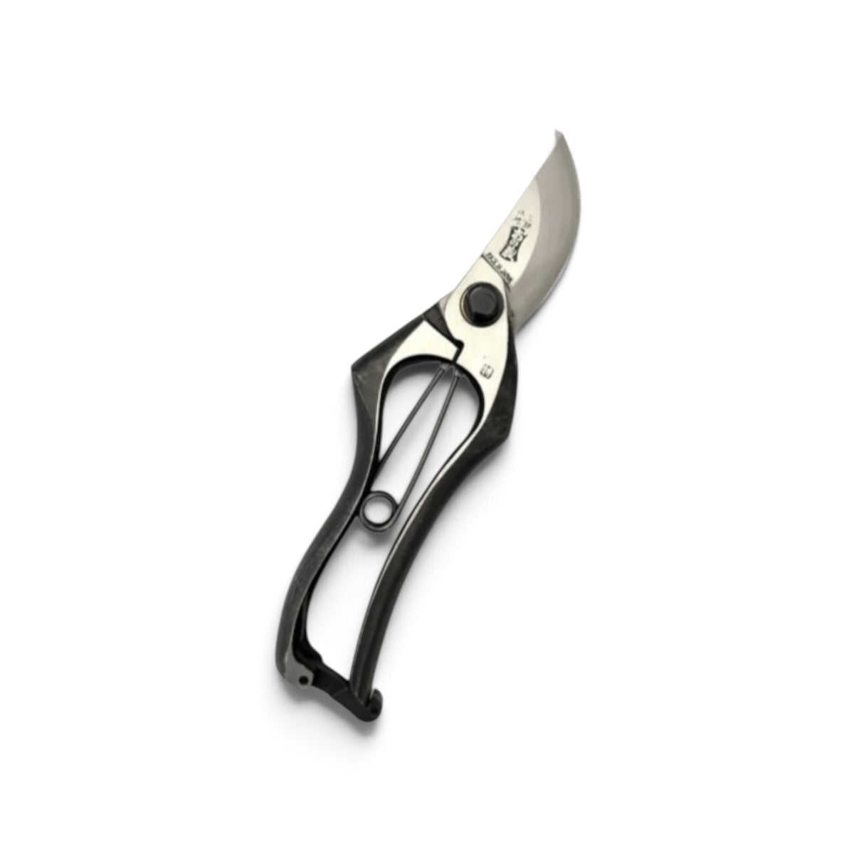 Onoyoshi Professional Pruning Secateurs Total Length & Blade: 200mm / 64mm High-Grade Cutlery Steel [Traditional Hand Forged from Scratch / Hollow Ground Back / Twisted Blade/ Screw Joint]