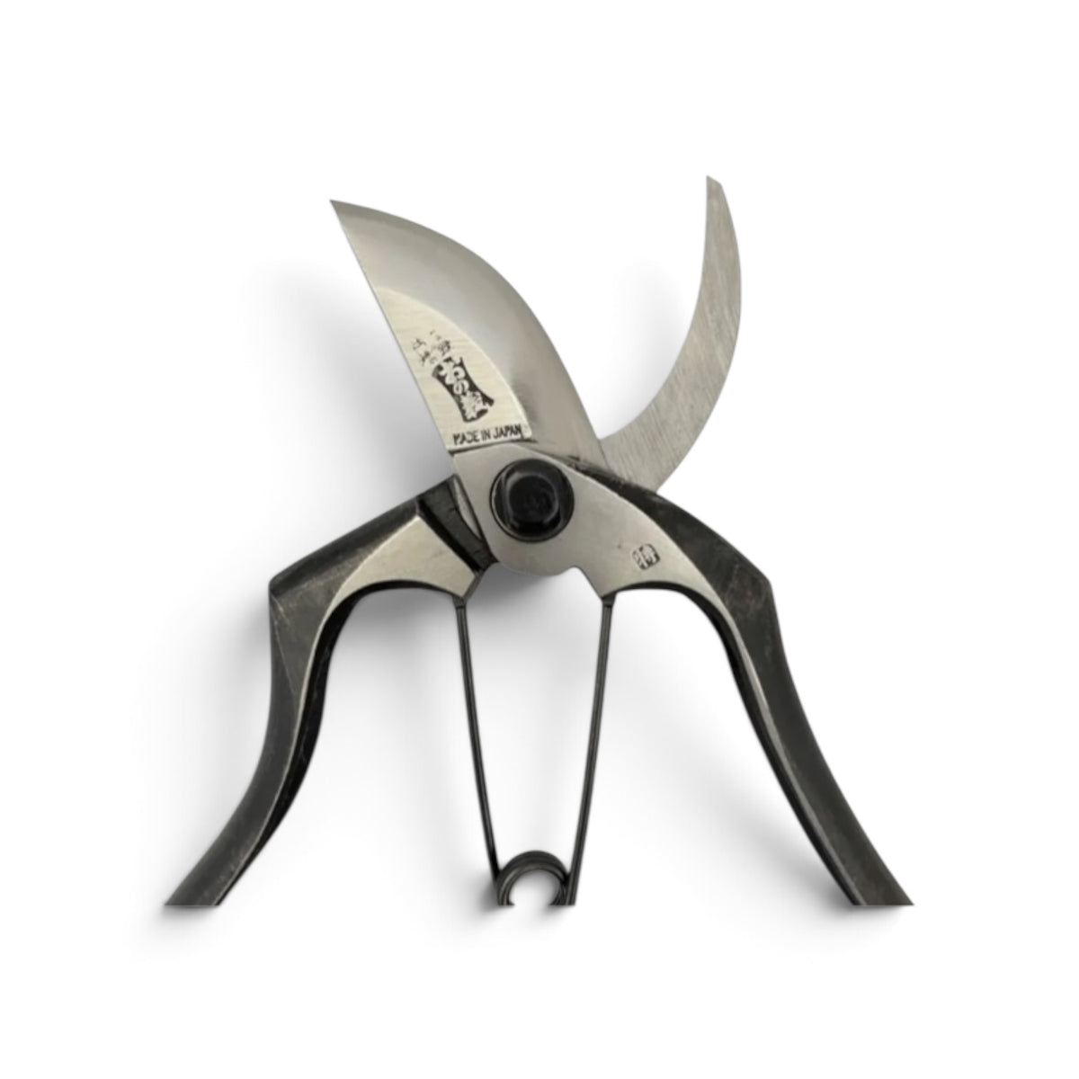 Onoyoshi Professional Pruning Secateurs Total Length & Blade: 200mm / 64mm High-Grade Cutlery Steel [Traditional Hand Forged from Scratch / Hollow Ground Back / Twisted Blade/ Screw Joint]